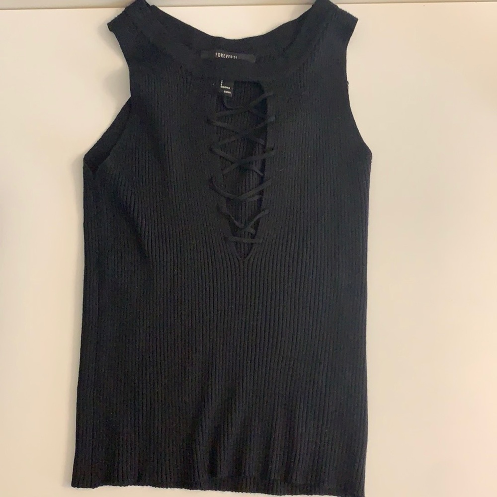 Forever 21 Black crop top